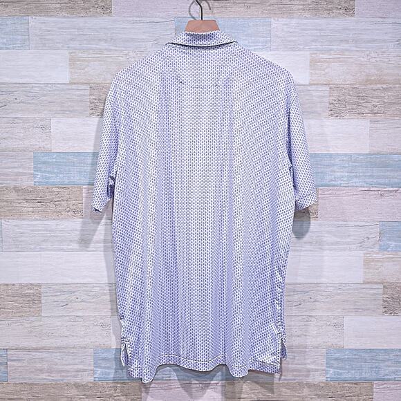 PETER MILLAR Summer Comfort Polo Anchors Wailea Golf Club Maui Hawaii Mens Large - Picture 4 of 7